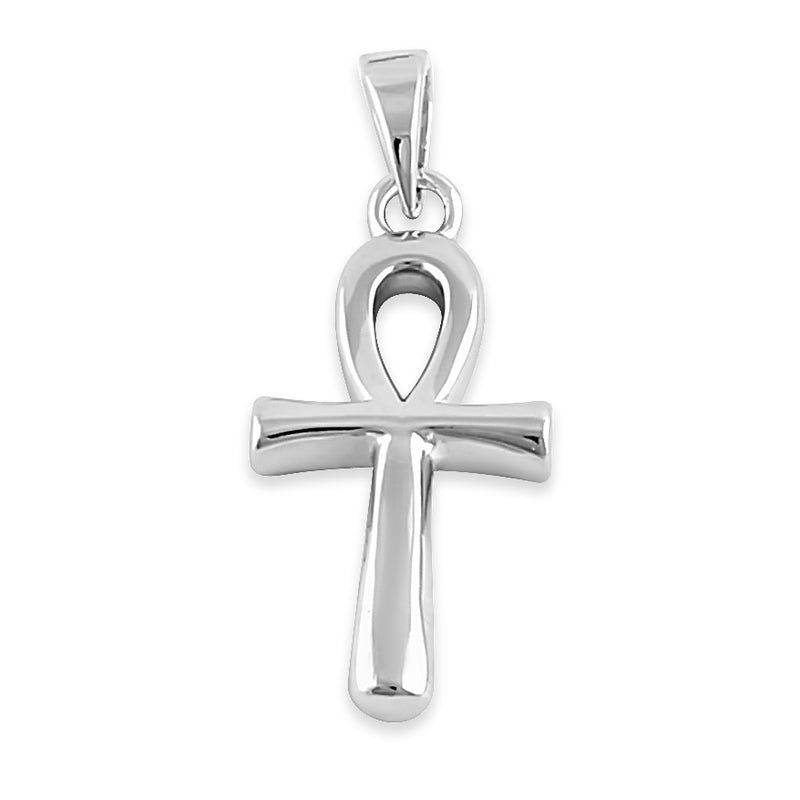 Sterling Silver Egyptian Ank Cross Pendant