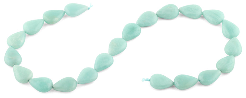 13x18MM Amazonite Pear Gemstone Beads