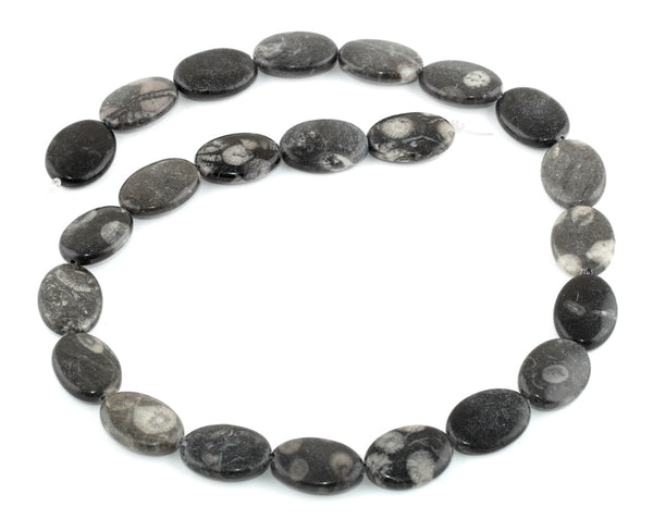 13x18MM Bull Eye Jasper Oval Gemstone Beads