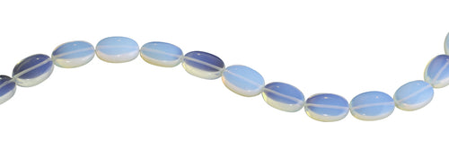 13x18MM Milky White Opalite Oval Gemstone Beads