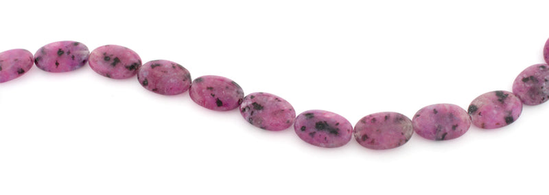 13x18mm Oval Purple Quartz Gem Stone Beads