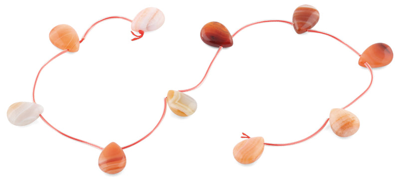 13x18MM Red Agate Oval Gemstone Beads