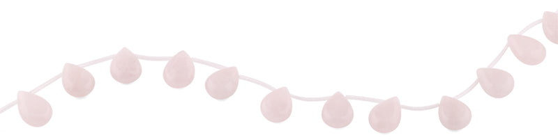 13x18MM Rose Quartz Drop Gemstone Beads