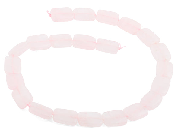 13x18mm Rose Quartz Rectangular Beads