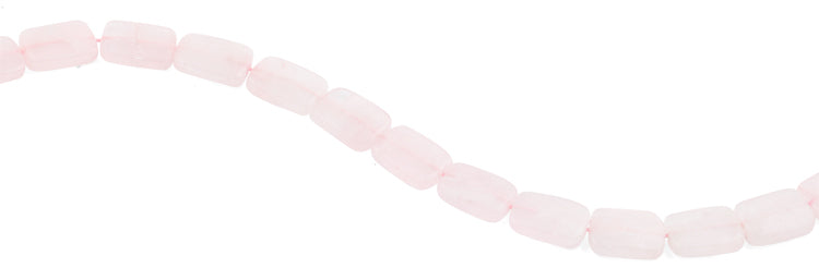 13x18mm Rose Quartz Rectangular Beads