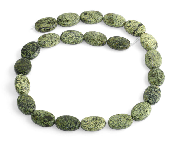 13x18MM Russian Jade Oval Gemstone Beads