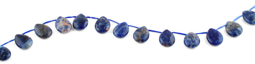 13x18MM Sodalite Pear Gemstone Beads