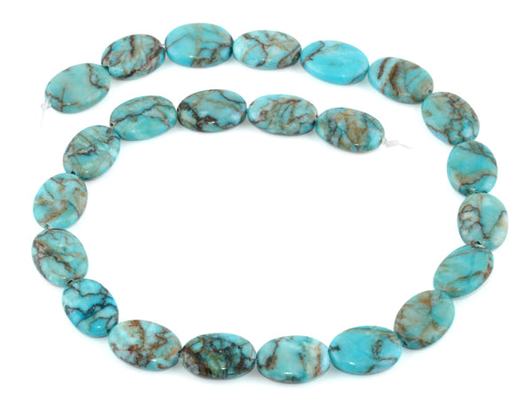 13x18MM Turquoise Oval Gemstone Beads