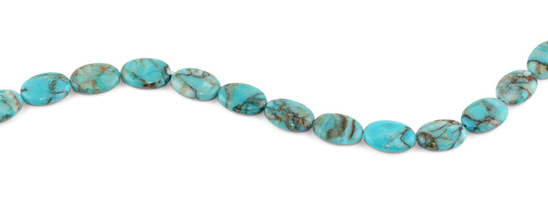 13x18MM Turquoise Oval Gemstone Beads