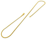 14K Gold Plated Sterling Silver Curb Chain 2MM