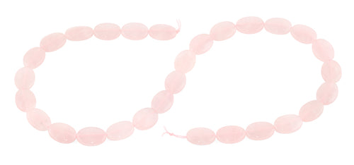 14x10MM Rose Quartz Puffy Oval Gemstone Beads
