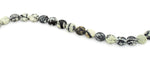 15mm Plain Disc White Turquoise Jasper Gem Stone Beads