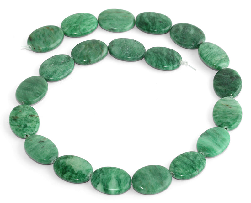 15x20MM Brazil Rainforest Jasper Oval Gemstone Beads