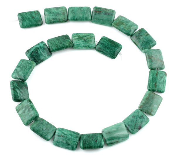 15x20MM Brazil Rainforest Jasper Rectangular Gemstone Beads