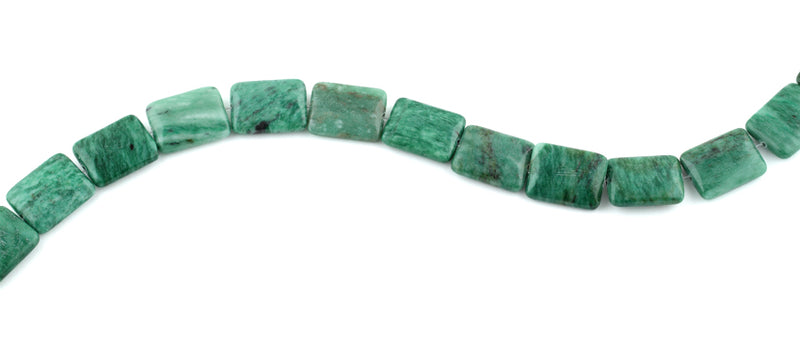15x20MM Brazil Rainforest Jasper Rectangular Gemstone Beads
