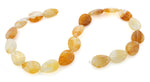 15x20mm Drop Yellow Quartz Gem Stone Beads