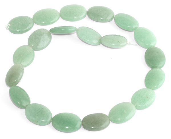 15x20MM Green Aventurine Oval Gemstone Beads