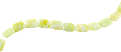 15x20MM Lemon Puffy Rectangular Gemstone Beads