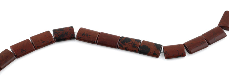 15x20MM Mahogany Obsidian Rectangle Gemstone Beads
