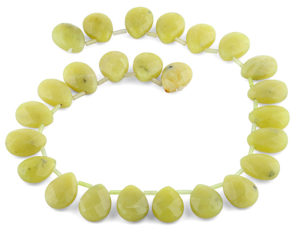 15x20MM Olive Jade Gemstone Beads