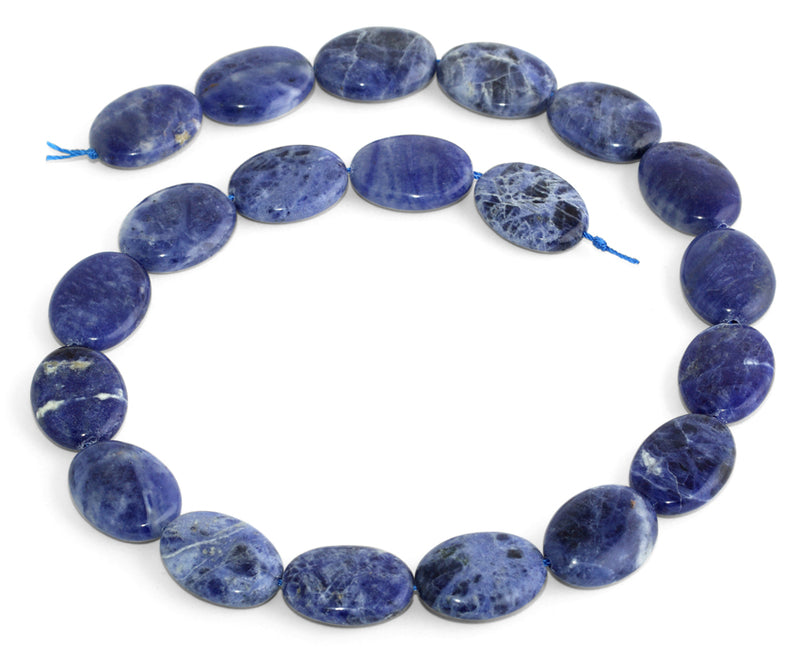 15x20MM Sodalite Oval Gemstone Beads