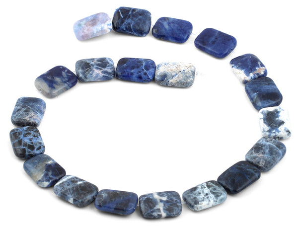 15x20mm Sodalite Rectangular Beads