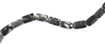 15x25MM Bull Eye Jasper Rectangular Gemstone Beads