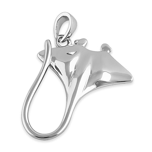 Sterling Silver Stingray Pendant