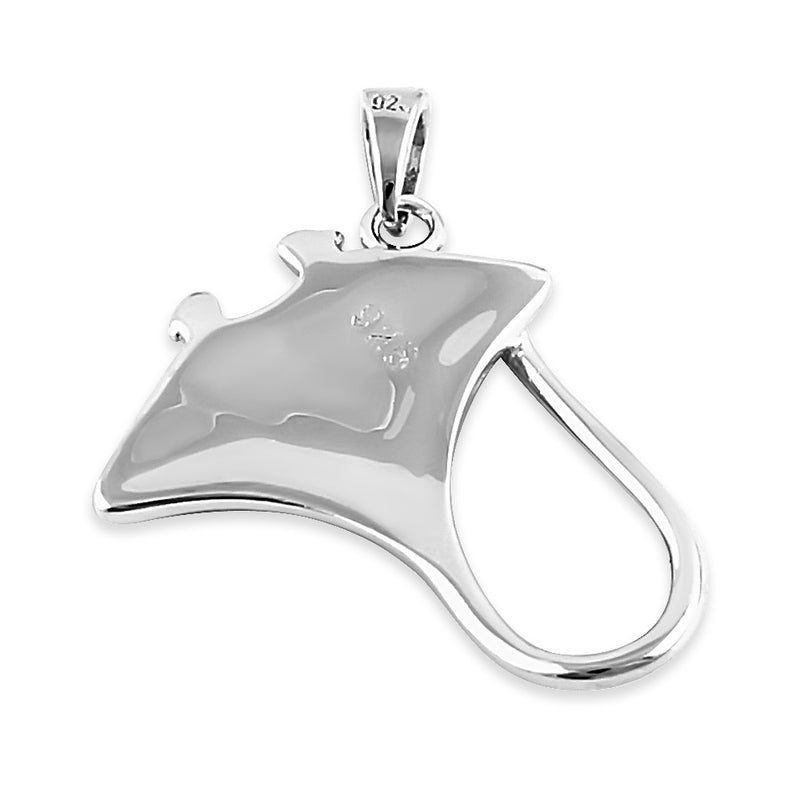 Sterling Silver Stingray Pendant