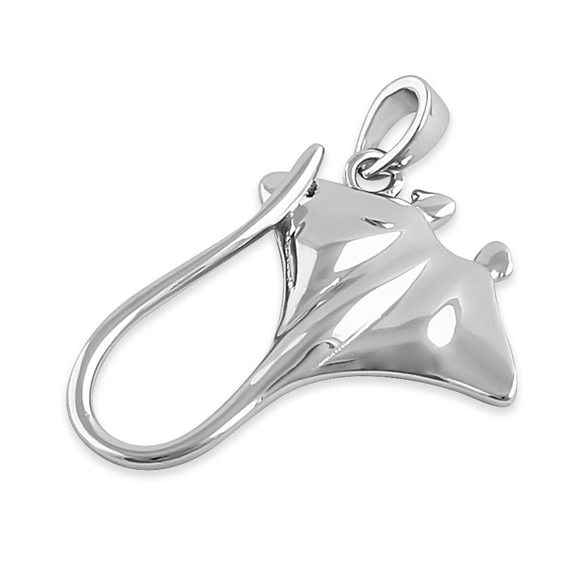 Sterling Silver Stingray Pendant