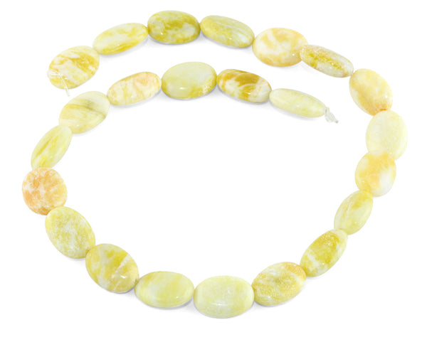 18x13MM Pineapple Jasper Puffy Oval Gemstone Beads