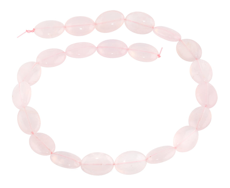 18x13MM Rose Quartz Oval Gemstone Beads