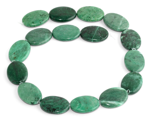 18x25MM Brazil Rainforest Jasper Oval Gemstone Beads