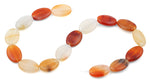 18x25MM Natural Carnelian Oval Gemstone Beads