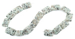 18x25MM Sesame Puffy Rectangular Gemstone Beads
