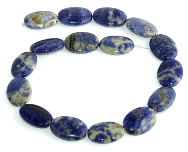 18x25MM Sodalite Oval Gemstone Beads