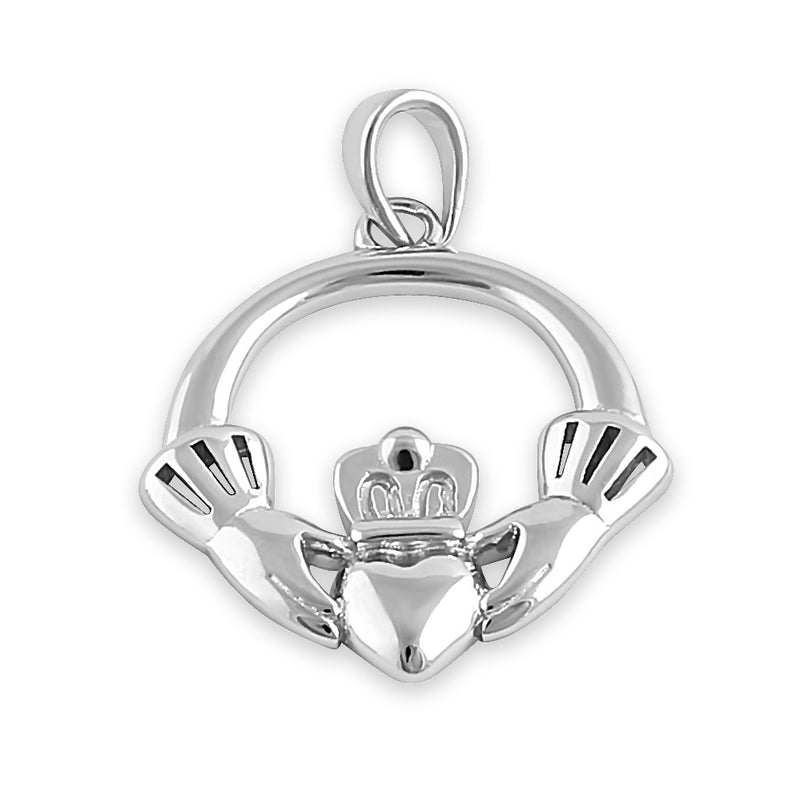 Sterling Silver Claddagh Pendant