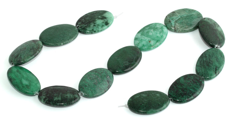 20x30MM Brazil Rainforest Jasper Oval Gemstone Beads
