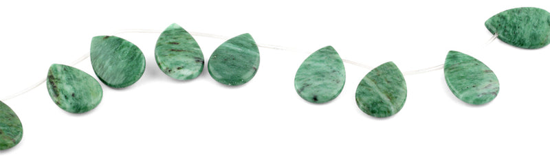 20x30MM Brazil Rainforest Jasper Pear Gemstone Beads