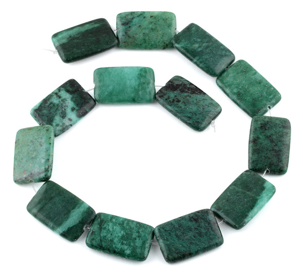 20x30MM Brazil Rainforest Jasper Rectangular Gemstone Beads