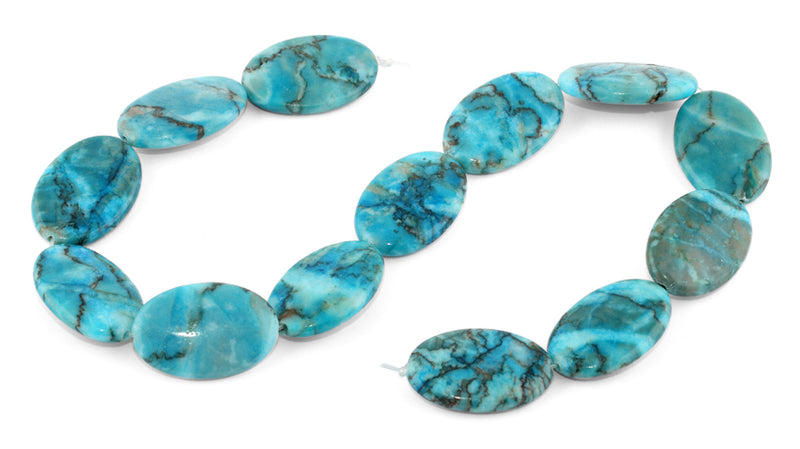 20x30MM Turquoise Oval Gemstone Beads