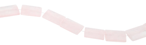 22x30mm Rose Quartz Rectangular Beads