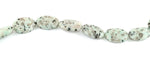 22x30MM Sesame Jasper Stone Puffy Oval Gemstone Beads