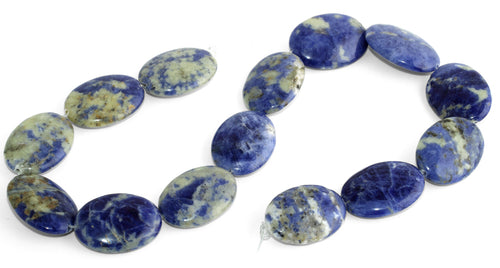 22x30MM Sodalite Oval Gemstone Beads