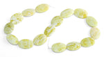 25x18MM Pineapple Jasper Puffy Oval Gemstone Beads
