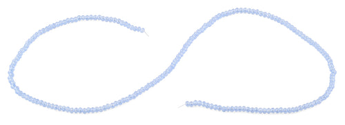 2mm Blue Faceted Rondelle Crystal Beads
