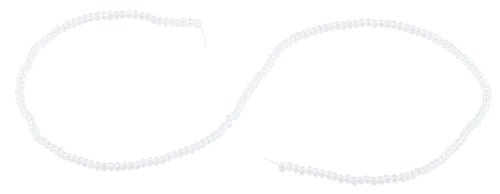 2mm Clear Faceted Rondelle Crystal Beads