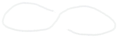2mm Clear White Faceted Rondelle Crystal Beads