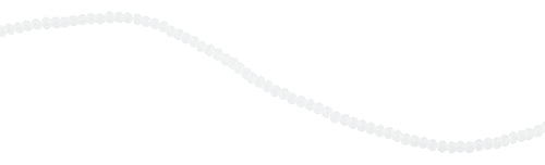 2mm Clear White Faceted Rondelle Crystal Beads