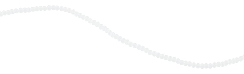 2mm Clear White Faceted Rondelle Crystal Beads